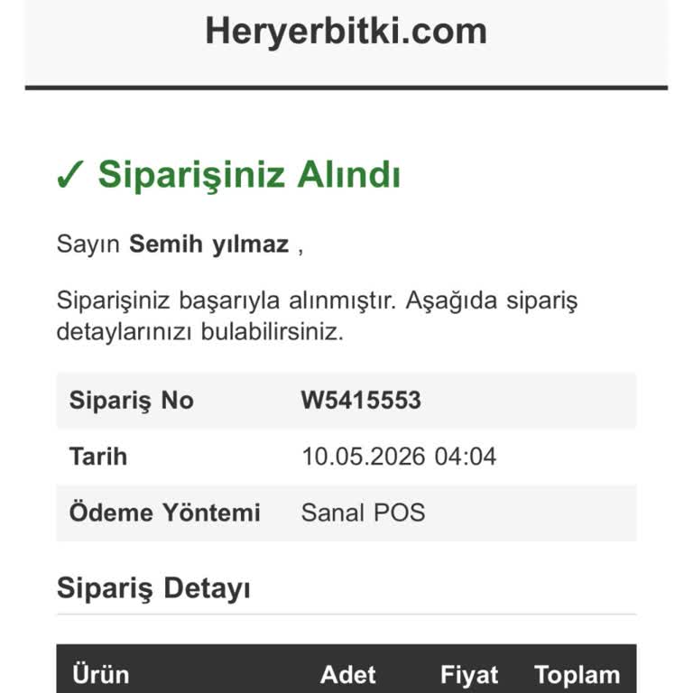 Anneler Günü Çiçeği Teslim Edilmedi, Sipariş Teslim Edildi Yanlış Gösteriliyor
