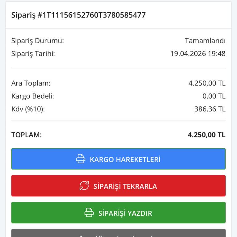 Teslim Edildiği Görünen Ürün Elime Ulaşmadı, İade Talebim Cevapsız