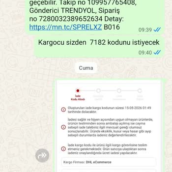 Yanlış İade Kodu Nedeniyle Ürün Yanlış Adrese Gönderildi, Ücret Talebi Reddedildi