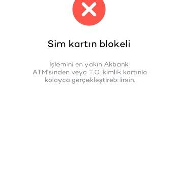 Sim Kart Blokemi Kaldırılmadı, Bakiye Kullanılamıyor