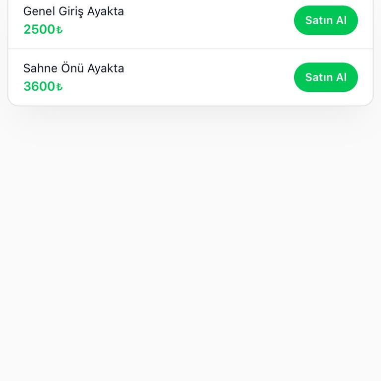 Bubilet’te 4 Kişilik Bilet Satın Alımında Kontenjan Hatası