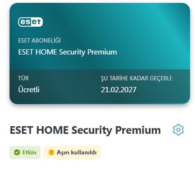 Eset Nod32 Lisansım Satıcı Tarafından Kendi Üzerine Aktarıldı, Kullanamıyorum