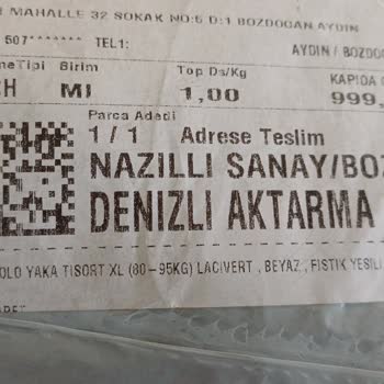 Yanlış Renk Ve Bedenlerdeki T-Şortlar Ve İletişimsizlik Nedeniyle Tam İade