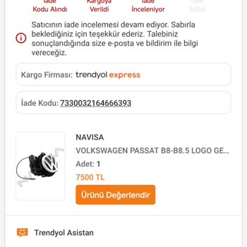 Trendyol 7500 TL'lik İade Süreci Uzun Sürüyor ve Müşteri Hizmetleri Laubali