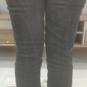 Maviden Alınan Pantolonda Oluşan Çizgiler Ve Renk Solması