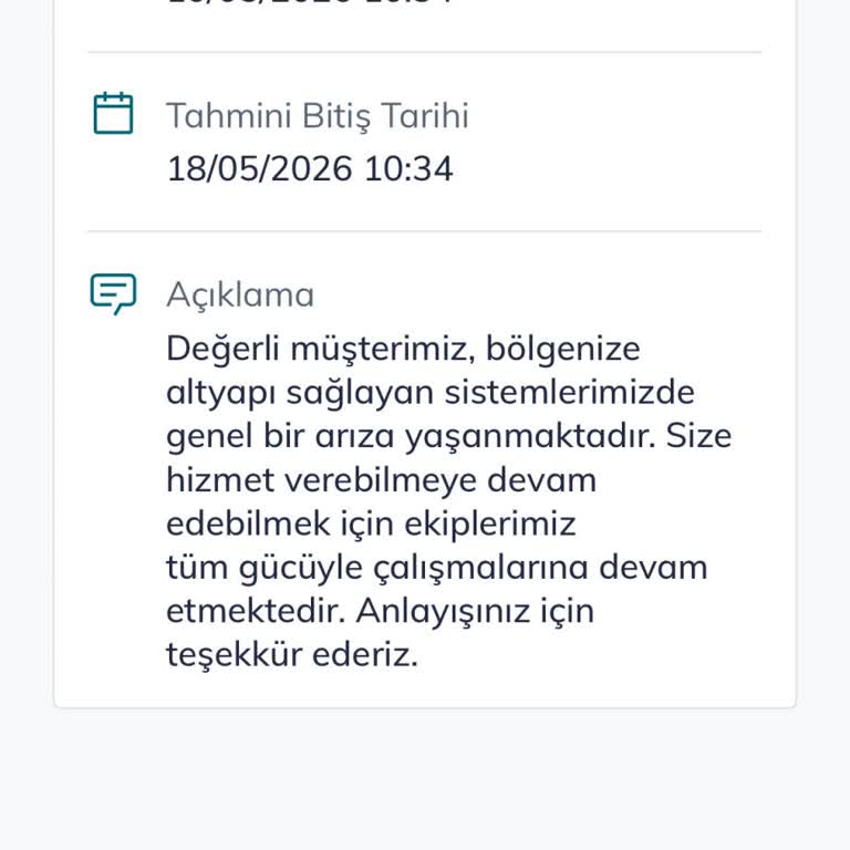 İnternet Kesintisi Ve Ertelenen Çözüm Tarihleri Karşısında Cayma Bedeli Şikayeti