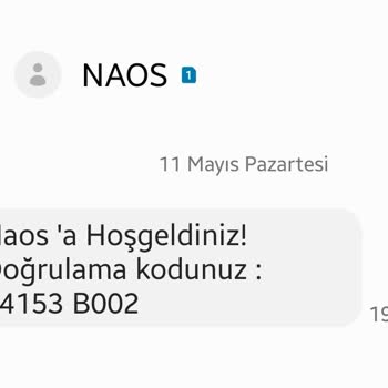 Naos’tan Gelen İzinsiz SMS Nedeniyle Telefon Numarasıyla Açılan Hesabın Acilen Kapatılması Talebi