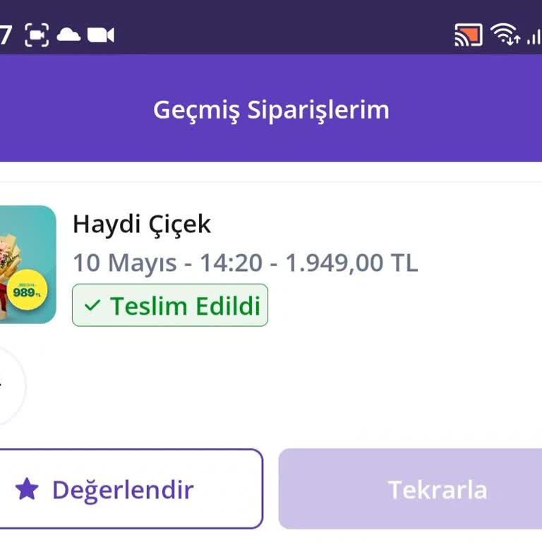 Teslim Edilmediği Görünen Çiçek Siparişi İçin Ücret İadesi