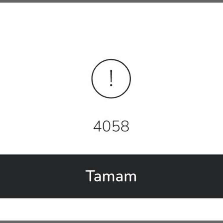 LCW Mobil Uygulamasında Sürekli 4058 Hatası Ödeme Sorunu