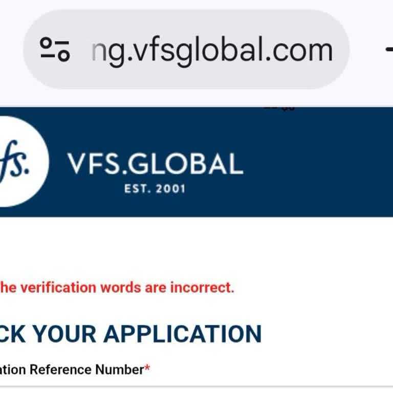VFS Global Takip Sistemi Hatası Nedeniyle Başvurum Bilgi Alamıyor