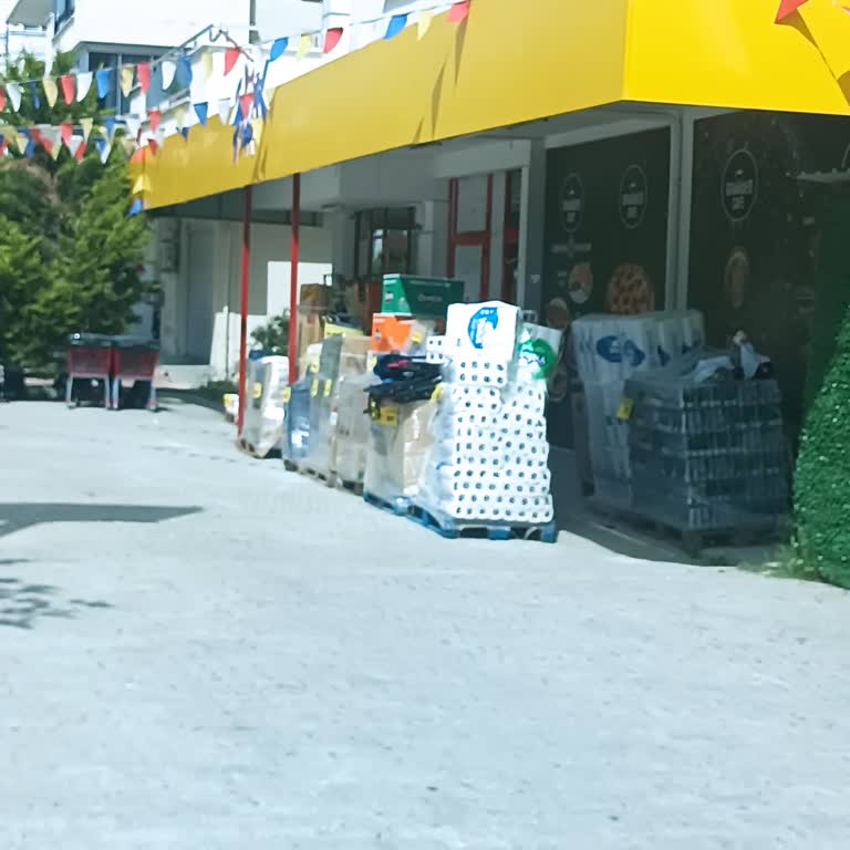 Şok Market Şubesinde Sürekli Gürültü Ve Güneşte Bekletilen İçecekler Sağlığı Tehlikeye Atıyor