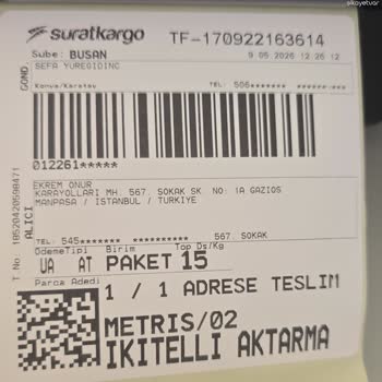Yanlış Gönderilen Paket Ve Eksik Avizeler İçin Tam Teslimat Talebi