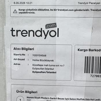 Yanlış Gönderilen Paket Ve Eksik Avizeler İçin Tam Teslimat Talebi