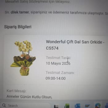 Anneler Günü Çiçeği Gelmedi Ve Yanlış Teslim Bildirimi