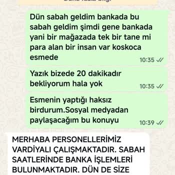 Personel Eksikliği Nedeniyle Taksit Ödemesi Alınamıyor Ve Yüksek Sesli Müzik Rahatsız Ediyor