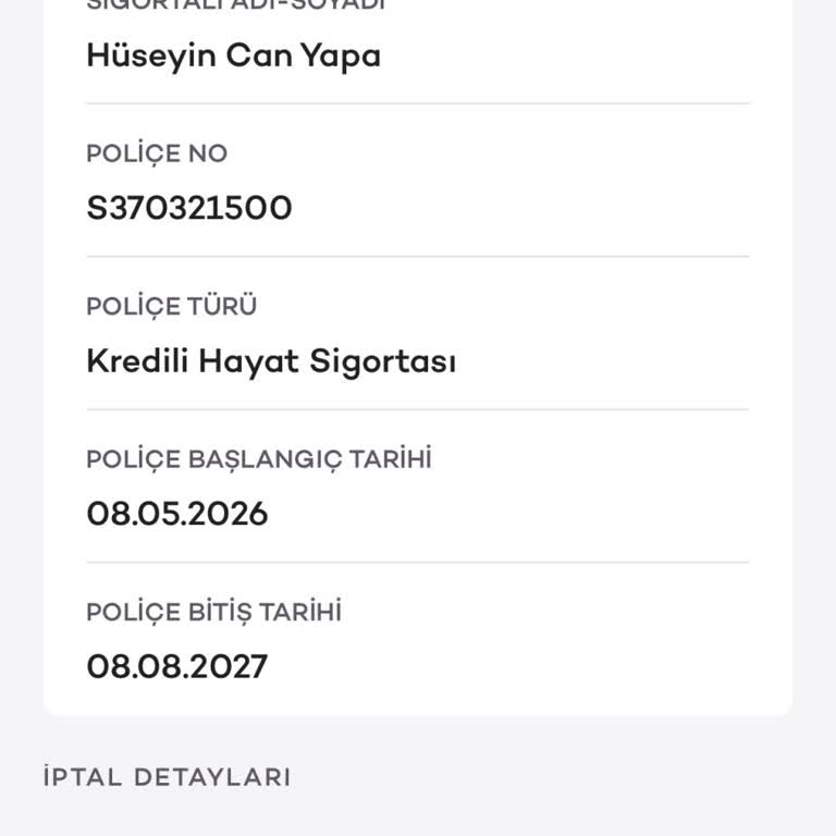 Kredi Hayat Sigortası İptali Ve İadesi İçin Mobil Uygulama Hatası