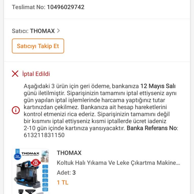 İndirimli Fiyatla Verilen Sipariş Haksız Şekilde İptal Edildi