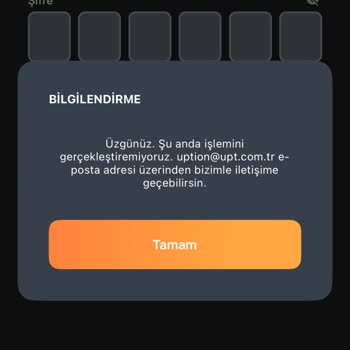 IOS Üzerinde Uption Hesabına Erişilemiyor Ve Müşteri Hizmetleri Cevapsız