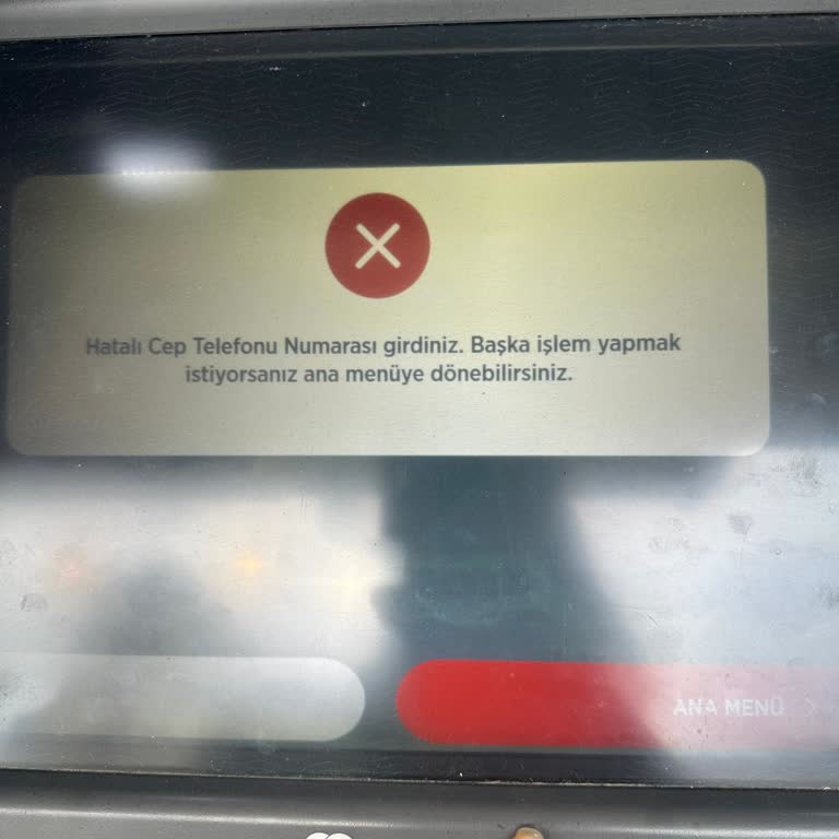 ATM Sistem Hatası Nedeniyle TOKİ İade Ücretine Ulaşamıyorum