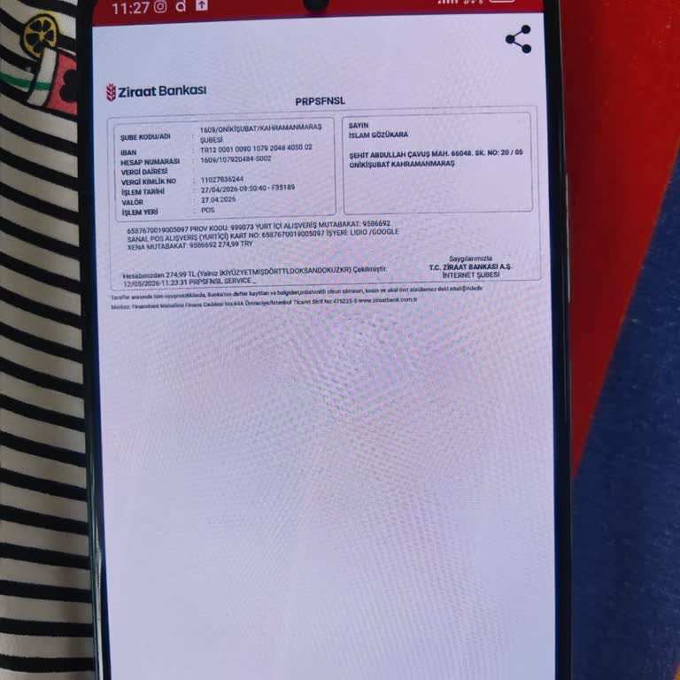 İzinsiz Lidio Çekimleri Kartımdan 1400 TL Çekildi İade Ve Açıklama Talebi