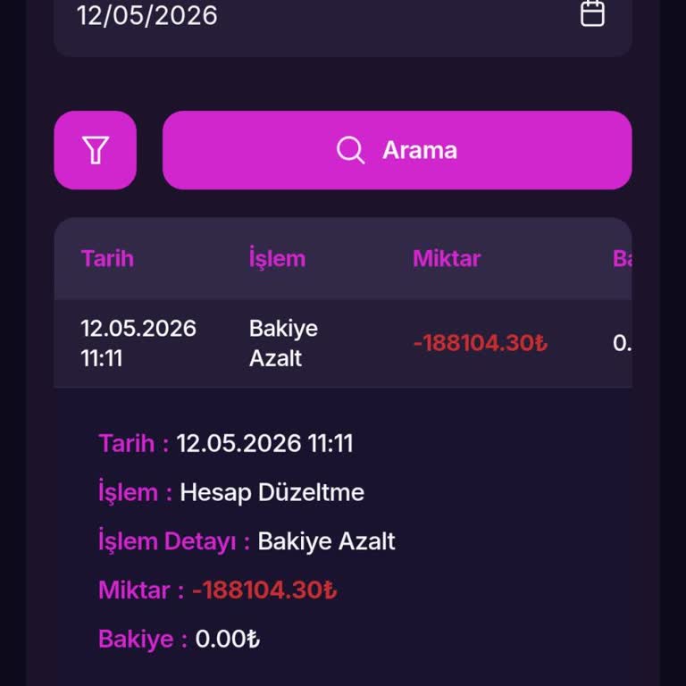Meritqueen Hesabımda 188 Bin TL'lik Kazancım Nedensiz Olarak Silindi