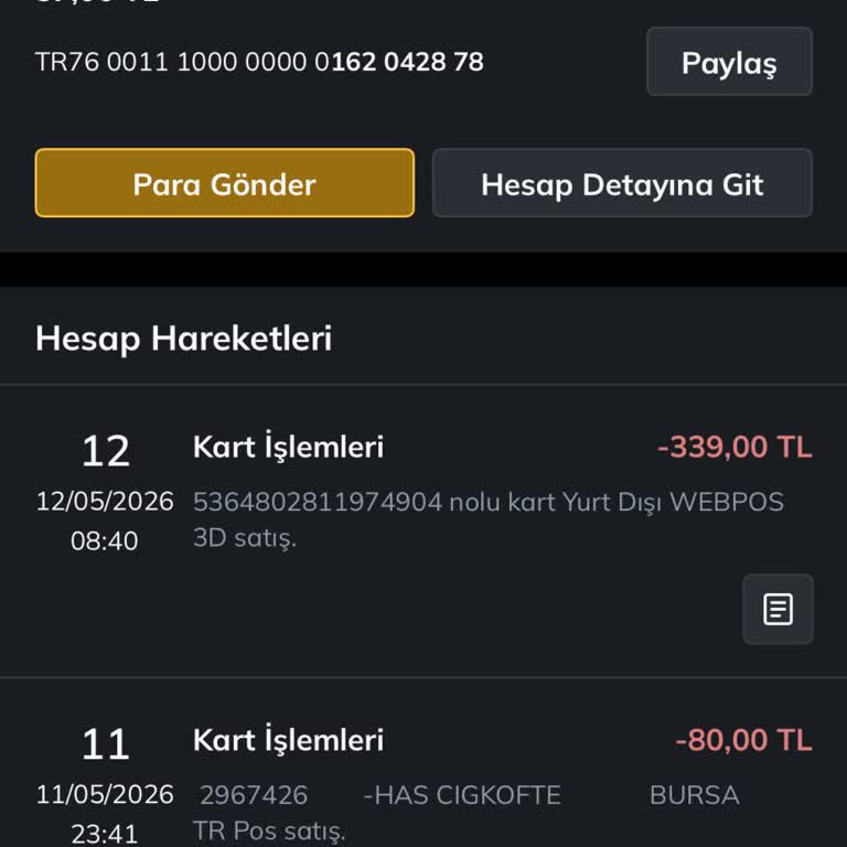 Web POS Üzerinden Yetkisiz Yurt Dışı İşlem İçin İade Ve Güvenlik İncelemesi Talebi