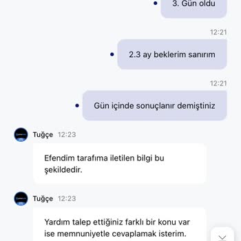 33.000 TL Çekim Talebimin Uzun Süre İncelemede Kaldığı Ve Destek Tarafından Oyalandığı
