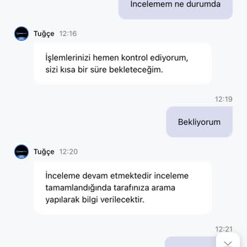 33.000 TL Çekim Talebimin Uzun Süre İncelemede Kaldığı Ve Destek Tarafından Oyalandığı