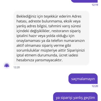 Getir'de Anlık Sipariş İptali Kabul Edilmedi Ve İade Yapılmadı