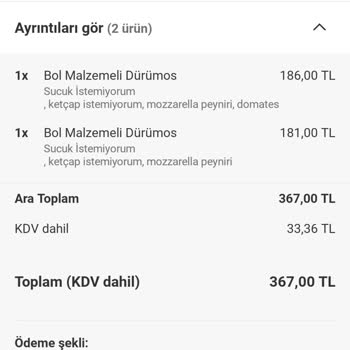 Ketçaplı Sipariş Ve Çözüm Bulunamayan Müşteri Hizmetleri