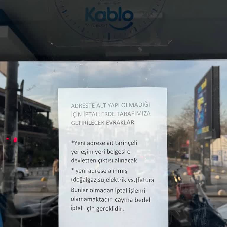 Altyapı Eksikliği Nedeniyle İptal Talebim Reddedildi Ve Çelişkili Bilgi Verildi