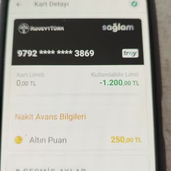 Kuveyt Türk Altın Puan Haklarımı Yüklemedi