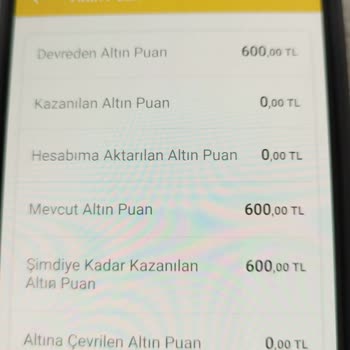 Kuveyt Türk Altın Puan Haklarımı Yüklemedi