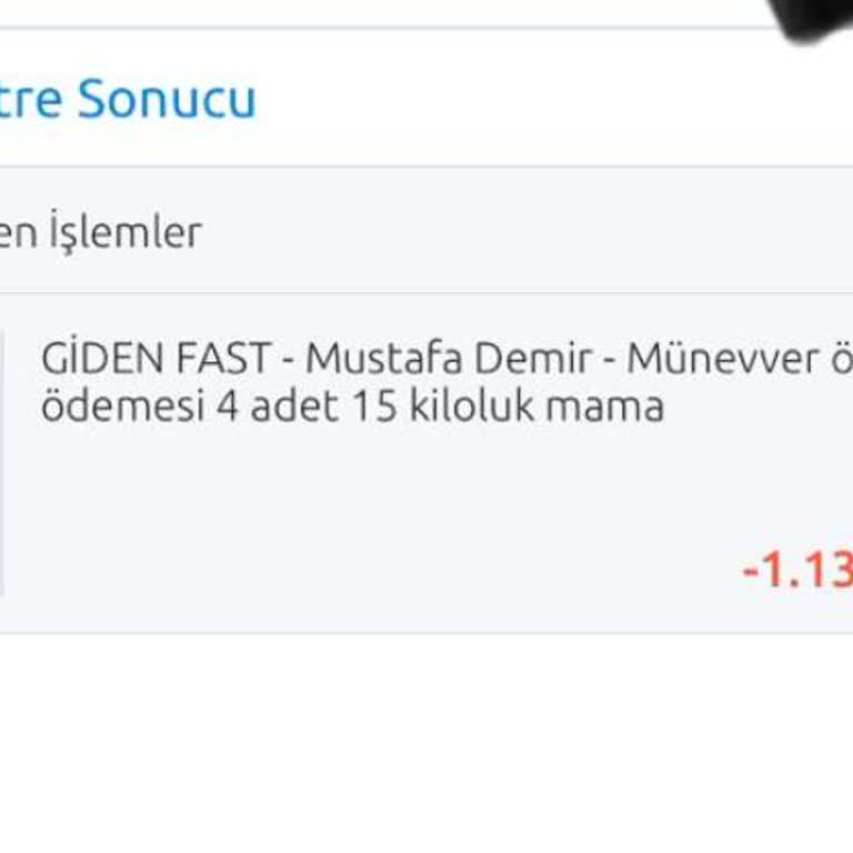Kedi Köpek Maması Siparişimin Gönderilmemesi Ve EFT İadesi Talebi