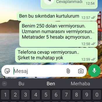 Omg Trader'den Gelen 250 Doların İadesi Talebi Ve Hesap Açılmaması