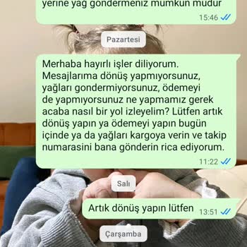 Ödenen Zeytinyağı Siparişinin Gönderilmemesi Ve İade Talebi