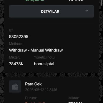 Sheratonking Bonus İptali Ve Kazancımın Ödenmemesi