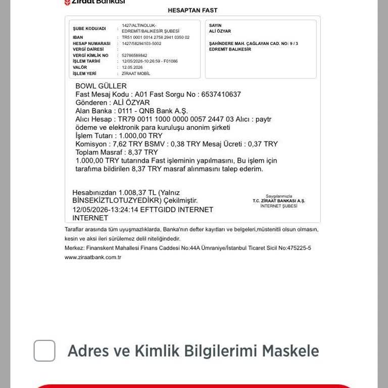 Rayiha Çiçekçilik'ten Çiçek Teslimatı Yapılmadı Ve Geri Ödeme Talebi