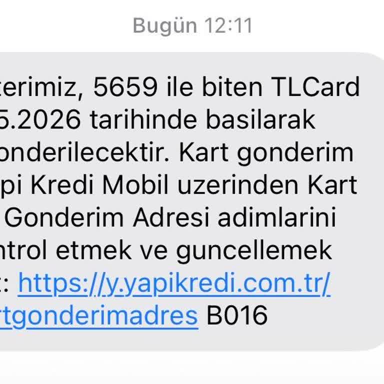 İzinsiz TL Kart Gönderimi Ve Müşteri Hizmetlerinden Cevap Alamama