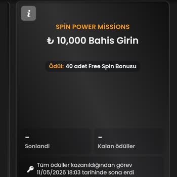 Kampanya Şartlarını Yerine Getirdim, FreeSpin Tanımlanmadı
