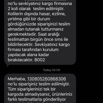 Teslim Edildi Mesajı Yanıltıcı, Ürünler Hiç Gelmedi