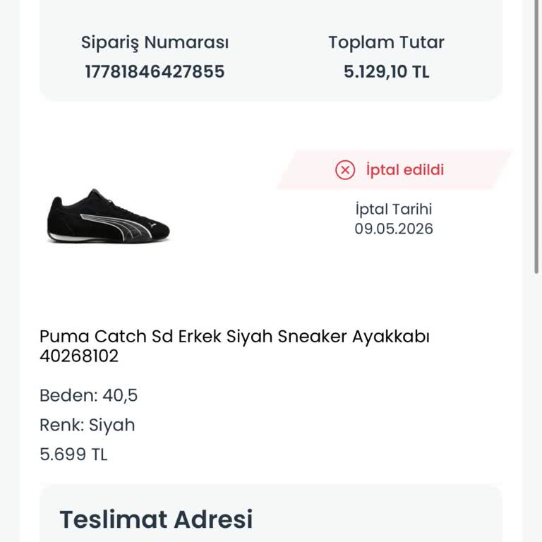 Sportive'den İade Edilen 5.129,10 TL Ücretim Geri Gelmedi