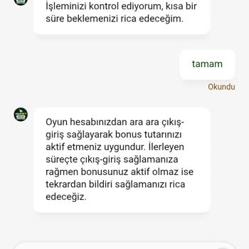 Doğum Günü Bonusunun Hesaba Eklenmemesi Ve Destekte Çözüm Bulunamaması