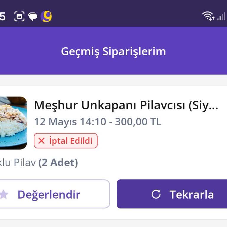Getir Yemek'te Kuryenin Kısa Arama Süresi Nedeniyle Sipariş İptali Ve İade Reddedildi
