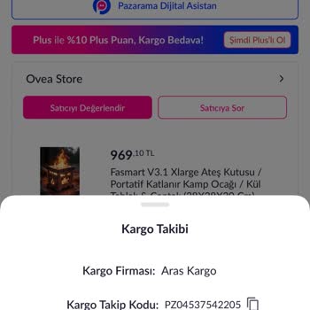 Aras Kargo Tarafından Teslim Edilmeyen Siparişin Keyfi İadesi Ve Çözüm Talebi