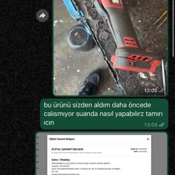 Garanti Kapsamındaki Titreme Ve Ses Sorunu İçin Destek Alamama