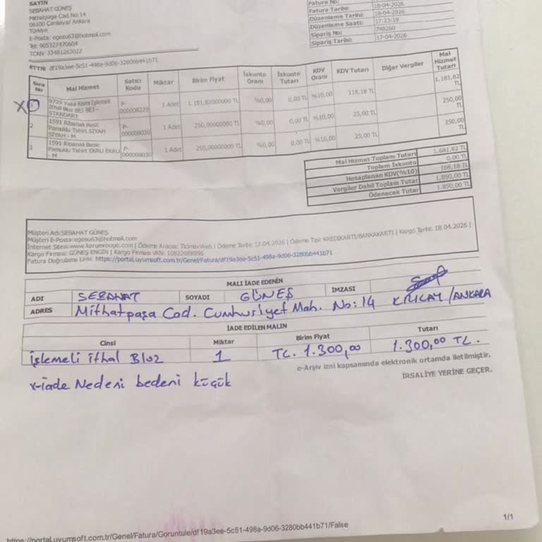 İade Reddi Ve Çifte Kargo Kesintisi: Rouge Mağazasının Haksız Uygulaması