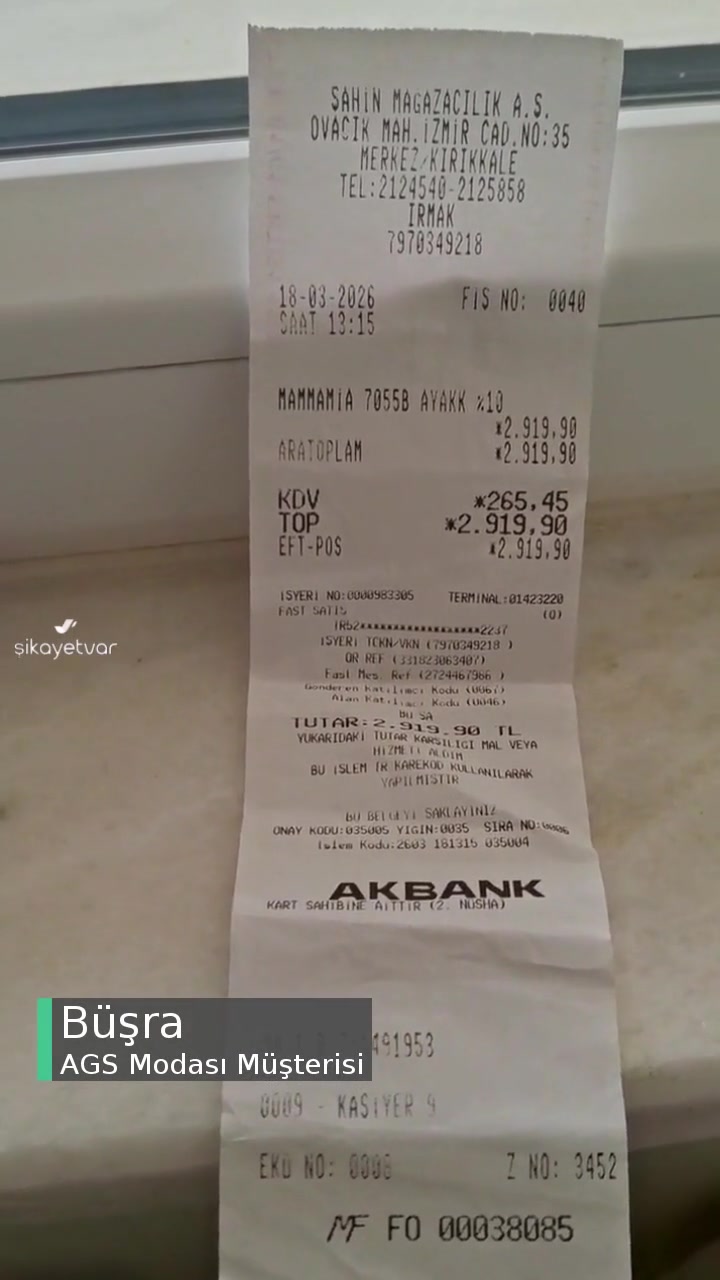Ags Modası Ve Mamma Mia İadeyi Geciktirdi! videonun kapak resmi