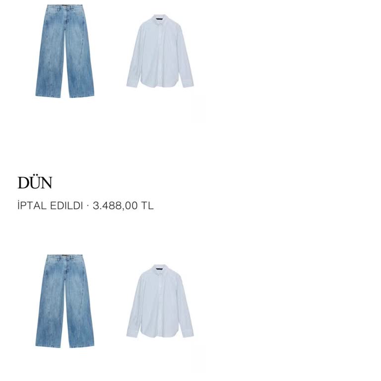 Zara Online Siparişlerim Açıklamasız İptal Ediliyor