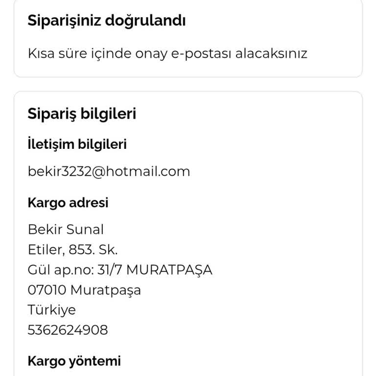 Gönderilmemiş Ayakkabı, İade Talebi